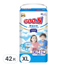 GOO.N 大王 輕薄舒爽系列 跳跳褲/褲型尿布, XL, 42片