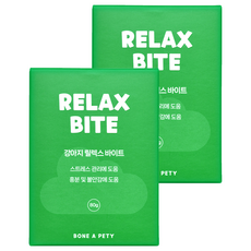 본아페티 강아지 바이트 영양제, 스트레스완화/안정/집중력관리, 2개, 80g