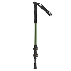Naturehike 挪客 晴雪Base6061鋁合金外鎖登山杖 D001-Z, 61-135cm, EVA防滑手柄, 軍綠色, 61~135cm, 1支
