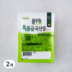 풀무원 특등급 국산콩 연두부, 250g, 2개 - 뽀로로두부봉