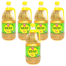 오뚜기 양조 식초, 1.8L, 5개