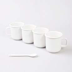보울보울 국산 노르딕볼볼 머그 340ml, 밀크화이트, 4개 밀크화이트, 4개