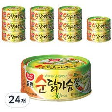 동원 순닭가슴살 통조림, 135g, 24개