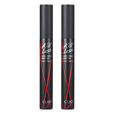 CLIO COSMETIC 絕色玩美纖翹防水睫毛膏 #02 捲翹濃密, 2支