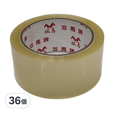双馬牌 紅標 封箱膠帶 48mm x 90y, 36個