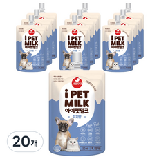 아이펫밀크 저지방 반려동물 우유, 20개, 130ml