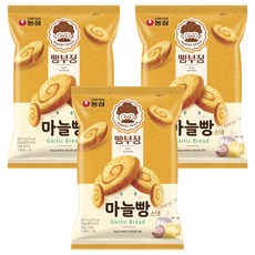 NONGSHIM 農心 麵包部長大蒜奶油風味麵包造型餅乾, 3包, 55g
