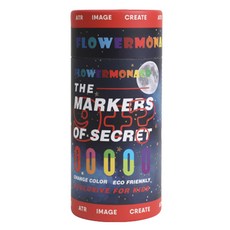 FLOWER MONACO 兒童星空彩繪變色筆 9+1支套裝, 環保墨水, 顏色可變換, 10色
