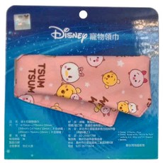 Disney 迪士尼 TSUM TSUM 寵物三角領巾, 家族粉, 1條