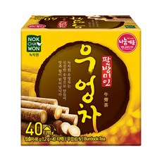 NOKCHAWON 綠茶園 牛蒡茶, 40入茶包, 1.2g, 40入, 1盒