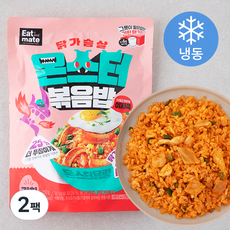 잇메이트 닭가슴살 몬스터 이지쿡 김치 볶음밥 (냉동), 250g, 2팩