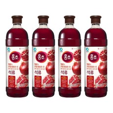 홍초 석류 음용식초, 1.5L, 4개
