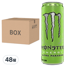 MONSTER ENERGY 魔爪 超越仙境碳酸能量飲料 355ml*24入, 無糖低熱量, 維生素B群, 48罐