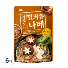 샘표 가쓰오 밀푀유나베 육수, 500g, 6개