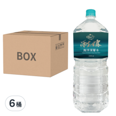 源生美學 源生甘露 海洋深層水 2000ml, 每箱6瓶入, 2L, 6桶