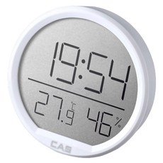CAS 數位溫濕度計T037, 1個, 白色