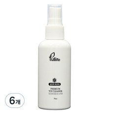 쁘리레 프리미엄 토이클리너 휴대용 살균제, 6개, 70ml