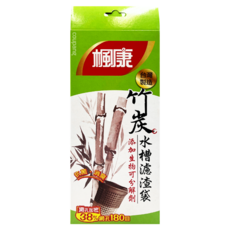 楓康 竹炭水槽濾水網，排水口專用，添加生物可分解, 100入, 1盒