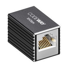 CODEWAY CAT7網路延長轉接器RJ45, 3cm, 灰色, 1個