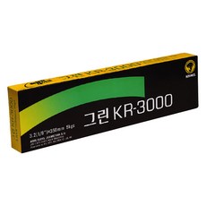 KISWEL 아크 용접봉 그린 KR-3000 3.2mm 5kg, 3.2, 1개