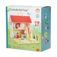 tender leaf 我的幸福小屋, 1盒, Natural wood
