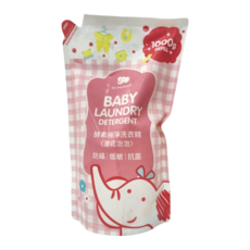 麗嬰房 les enphants 酵素極淨洗衣精補充包 澄花泡泡香, 防蟎 低敏 抗菌, 1000g, 1L, 1包