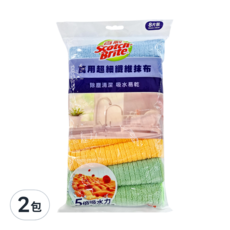 3M Scotch-Brite 百利 萬用超細纖維抹布 8條, 2包