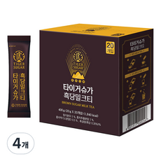 타이거슈가 흑당밀크티, 20g, 20개입, 광명