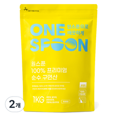 원스푼 프리미엄 순수 구연산, 1kg, 2개