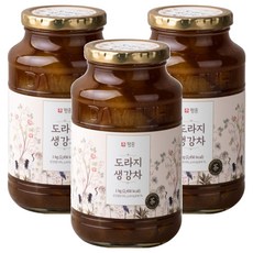 평중 도라지 생강 차, 1kg, 1개입, 3개