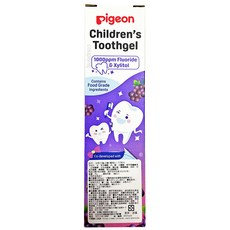 pigeon 貝親 兒童含氟牙膏 葡萄味 12個月以上, 45g, 1條