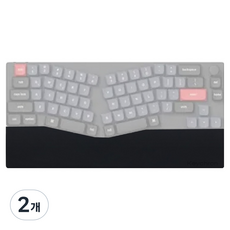 키크론 실리콘 팜레스트 PR62 K11P, 블랙, 2개