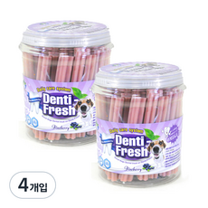 덴티프레쉬 애견 덴탈껌 250g, 블루베리, 4개입