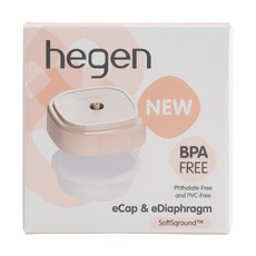 hegen 電動擠乳器專用 集乳蓋+矽膠吸力膜 SoftSqroundTM Set, 不含BPA, 不含鄰苯二甲酸和PVC, 1組
