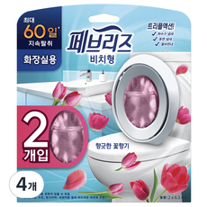 페브리즈 화장실용 비치형 방향제 본품, 12.6ml, 4개