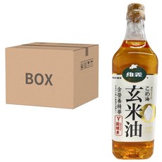 維義 玄米油 含γ-穀維素 100%純玄米油, 1L, 12瓶
