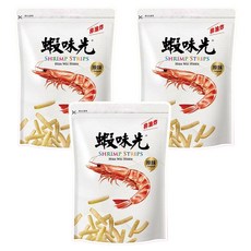裕榮食品 蝦味先 原味, 口感酥脆, 蝦味濃郁, 非油炸, 300公克大包裝, 300g, 3包