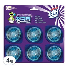 이지오프뱅 청크린 드롭형 변기세정제, 240g, 4개