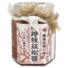 TSUBAKURO MURA 燕村家 特辣蒜椒醬，爆香蒜頭口味, 100g, 1罐