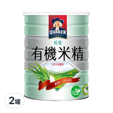 QUAKER 桂格 有機米精 4個月以上適用, 500g, 2罐
