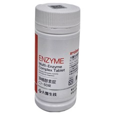大醫生技 淨暢酵素錠, Multi-Enzyme Complex Tablet, 60錠, 60顆, 1罐