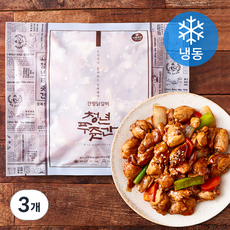 청년푸줏간 간장닭갈비 2~3인분 (냉동), 3개, 600g