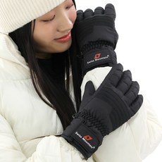 Swiss Mountain 女款滑雪手套 BC920, 黑色
