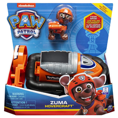 PAW PATROL 汪汪隊立大功 ZUMA Hovercraft 大型救援車基本車輛組, 15cm, 路馬+氣墊船, 1盒