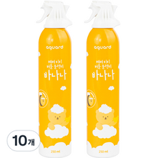 아가드 유아용 베베 비비 버블 클렌저 바나나, 250ml, 10개