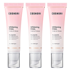 COSNORI Whitening Dress 淨白提亮素顏霜，含菸鹼胺美白溶液，適合所有膚質, 3條