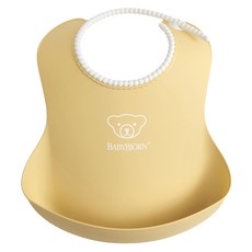 BABYBJORN 幼童立體圍兜, 4個月以上適用, 黃色, 1個