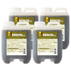 몽고식품 장아찌 간장 소스, 4.6L, 4개