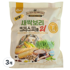 한일제과 새싹보리 크리스피롤 21곡, 3개, 500g