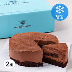 베키아에누보 파베 초콜릿 생크림 케이크 (냉동), 2개, 500g
